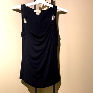 Pre- Owned Michael Kors Blue Chain Print Blouse